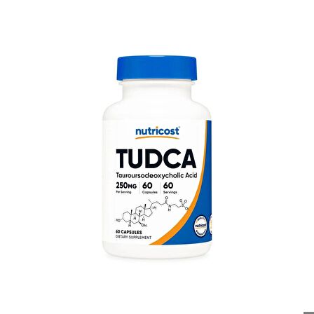 Nutricost Tudca 250mg, 60 Kapsül