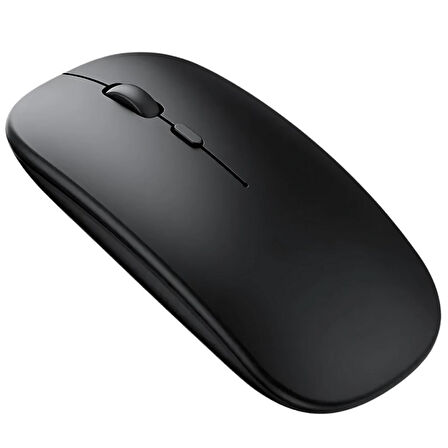 Polham Şarj Edilebilir 600mAh Çift Modlu Kablosuz Mouse, Laptop, Tablet, Telefon, TV Uyumlu Mouse Süper Sessiz