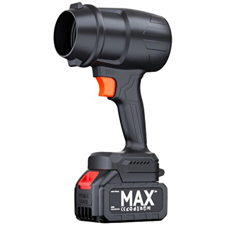 Polham 350W Şarjlı Ultra Güçlü 30000RPM Üfleme Cihazı, Araç Su İtici, Yaprak İtici, Mangal Hava Üfleyici