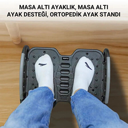 Polham Masa Altı Ortopedik Ayak Standı, Masa Altı Ayak Destek Standı. Ofis, Okul İçin Ayak Standı