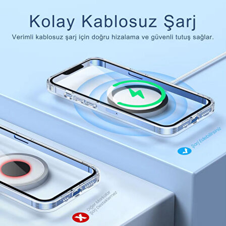 Polham 0.4mm 4 Adet Set Ultra İnce Yapışkanlı Mıknatıslı Metal Halka, 3M Hafif Tüm Telefonlara Uyumlu