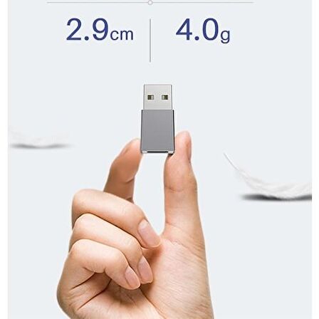 Polham Mini USB To Type C Çevirici Dönüştürücü Adaptör, 5A Ultra Hızlı Şarj ve Data Aktarım
