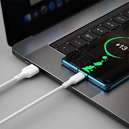 Baseus 40W 2 Adet 1.5 Metre USB To Type C Şarj ve Data Kablosu, Ultra Hızlı Kırılmaz Kopmaz Kablo