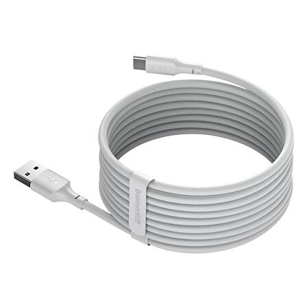 Baseus 40W 2 Adet 1.5 Metre USB To Type C Şarj ve Data Kablosu, Ultra Hızlı Kırılmaz Kopmaz Kablo