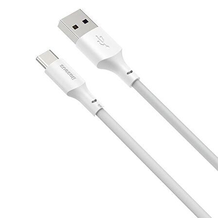 Baseus 40W 2 Adet 1.5 Metre USB To Type C Şarj ve Data Kablosu, Ultra Hızlı Kırılmaz Kopmaz Kablo
