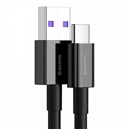 Baseus USB to TYPE-C PD 66W 1M Ultra Hızlı TYPE-C Şarj Kablosu Huawei Samsung Xiaomi Şarj Kablosu
