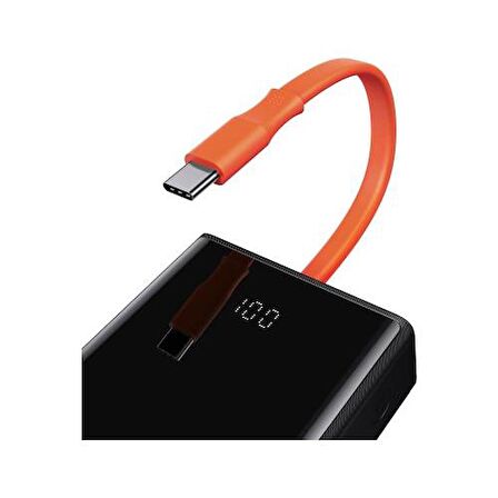 BASEUS ELF 65W 20.000 Mah Taşınabilir Powerbank, 65W Type C Kablolu Digital Göstergeli Şarj