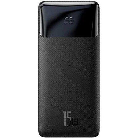 Baseus PD 30000 mAh Hızlı Şarj Powerbank Siyah 