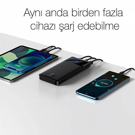 Baseus PD 30000 mAh Hızlı Şarj Powerbank Siyah 