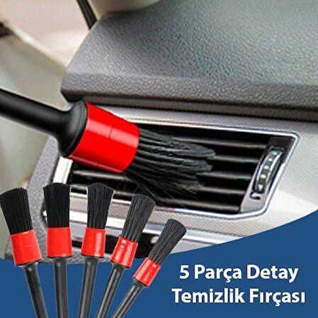 Polham 26 Parça Araç İçi Detaylı Temizlik Seti, Matkap Uçlu Ev, Araç Ultra Detaylı Temizlik Seti