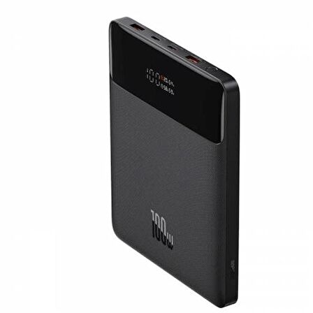 Baseus 100 W 20000 mAh Hızlı Şarj Powerbank Siyah 