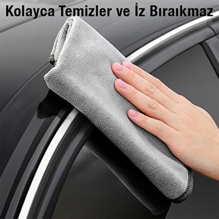 Baseus 40*40CM Toz ve Çizik Bırakmaz Mikrofiber Bez, Araç iç ve Dış,Ev,Ofis İçin Yüksek Dereceli Bez