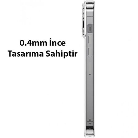 Baseus 0.4mm iPhone 13 Pro 6.1inch Darbe Koruyucu Telefon Kılıfı, Çizilmez, Kamera Koruyucu