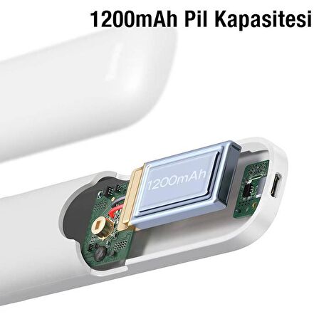 Baseus 3 Kademeli Hareket Sensörlü 1200Mah Bataryalı Gece Lambası, Dolap, Masa,Mutfak, Banyo Lambası