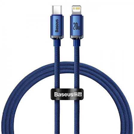 Baseus 20W 1.2metre Type C To Iphone Lightning Ultra Hızlı Şarj ve Data Kablosu,Akım Korumalı Kablo
