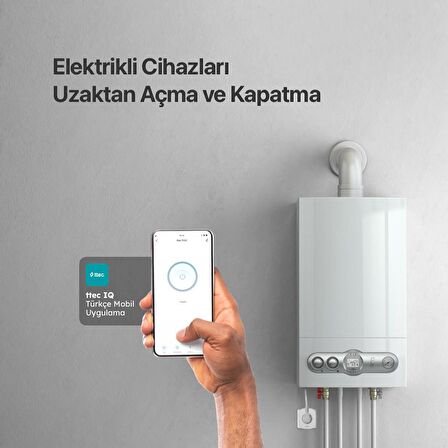 Ttec Uygulama Kontrollü 16A Akım Korumalı Akıllı Priz, Enerji Tasarruflu, Çocuk Kilitli Süper Akıllı Priz