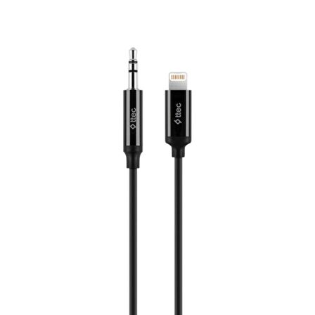 Ttec 1 Metre Aux 3.5mm to İphone Lightning Ses Aktarım Kablosu, İphone Aux Kablo