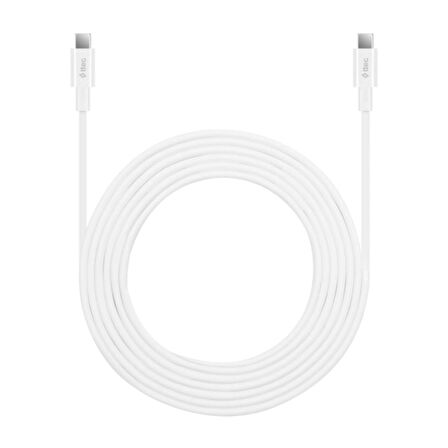 Ttec 3 Metre 65W Süper Hızlı PD/QC Type C to Type C Şarj ve Data Kablosu, 480Mbps Hızlı Veri Aktarımlı Kablo