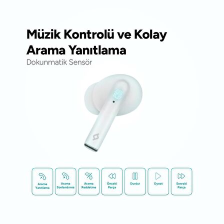 Polham Ttec Su Geçirmez Gürültü Engellemeli Mikrofonlu Bluetooth Kulaklık, BT5.3V Süper Hızlı Bağlantılı