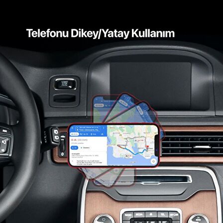 Ttec Havalandırma Girişli Mıknatıslı Telefon Tutucu, Titremez Sarsılmaz Universal Telefon Tutucu