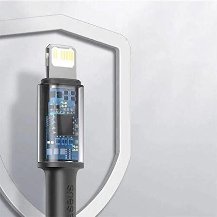 Baseus 20w 2MT Type C To İphone Lightning Şarj Kablosu, İphone 12,12 Pro,12 Pro Max Halat Kopmaz Kablo