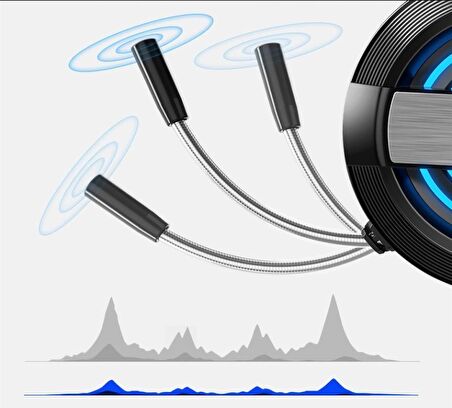 Polham 2 Metre USB Girişli 7.1 Surround Ses Sistemli RGB Işıklı Mikrofonlu Kafa Üstü Kulaklık