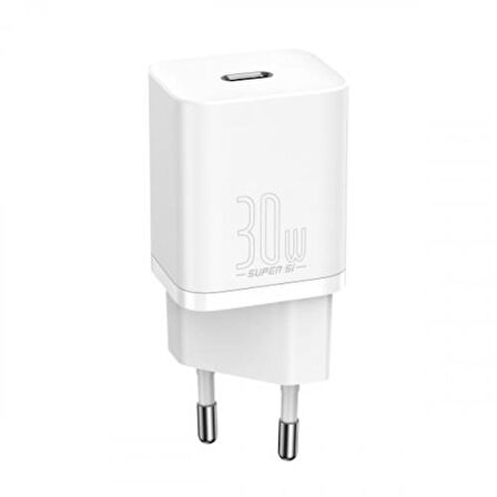 Baseus Type-C 30 Watt Hızlı Şarj Aleti Beyaz