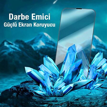 Baseus 2 Adet 0.3mm Anti Blue-ray İPhone 14, İphone 13, İphone 13 Pro Ful Kaplama Kırılmaz Koruyucu