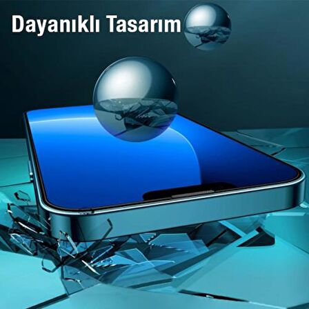 Baseus 2 Adet 0.3mm Anti Blue-ray İPhone 14, İphone 13, İphone 13 Pro Ful Kaplama Kırılmaz Koruyucu