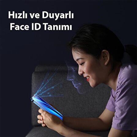 Baseus 2 Adet Set iPhone 13 Pro Max ve 14 Plus Ful Kaplama Gizlilik Önleyici Kırılmaz Ekran Koruyucu