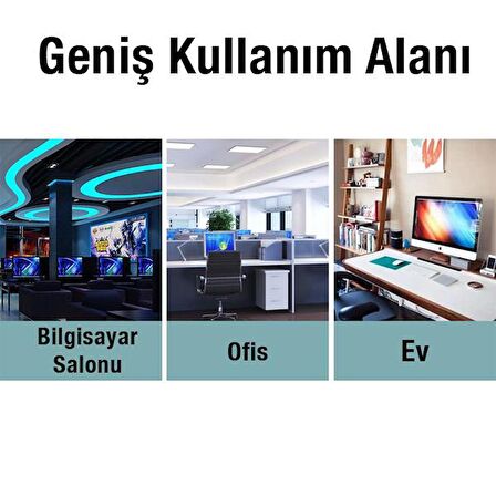 Polham 80*40CM Deri Su Geçirmez Mouse Pad, Kaymaz Tabanlı, Pürüzsüz Yüzeyli, Masa Üstü Düzenleyici Mat