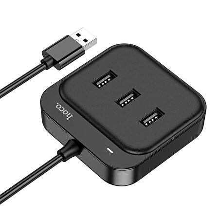 Polham  4in1 OTG 1.2 Metre USB to 4x USB2.0 HUB Çevirici Dönüştürücü Adaptör, Tak Çalıştır USB HUB