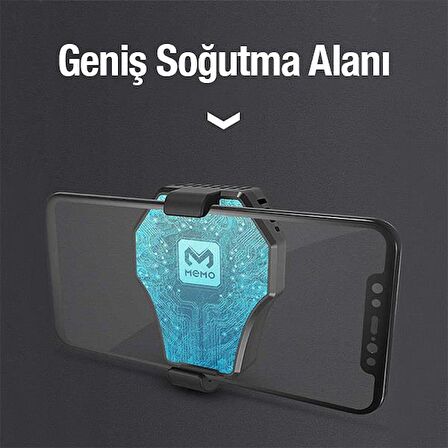 Polham Cold Clam Soğutma Teknolojili Oyuncular için Telefon Soğutma Fanı, Ultra Güçlü ve Sessiz Soğutucu