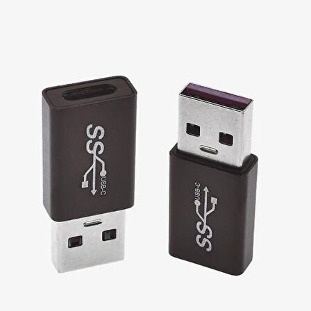Polham Usb 3.0 To Type C Dönüştürücü Typce Girişi Usb Dönüştürücü Hızlı Veri Transferi OTG Çevirici