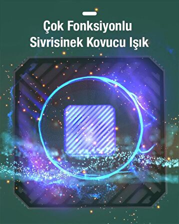 Polham 120 Metrekare Etkili Nano Hava Temizleme ve Kötü Koku Giderme Cihazı, Sivri Sinek Kovucu Işıklı