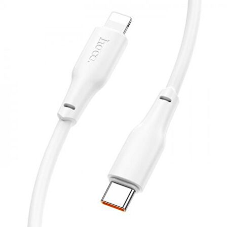 Polham HC Series 1MT 20W Type-C to iPhone Lightning Silikon Süper Hızlı Şarj ve Data Kablosu, Akım ve Isı Korumalı Kopmaz Kablo