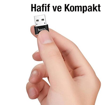 Polham HC Series Mini Usb 2.0 To Type C Dönüştürücü, Typce Girişi Usb Dönüştürücü Hızlı Veri Transferi