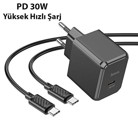 Polhammobile Type-C Hızlı Şarj Aleti Siyah