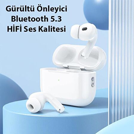 Polham HC Series BT5.3V TWS Kablosuz Mikrofonlu Silikon Kulakiçi Kulaklık, 300mAh Şarjlı Su Geçirmez HİFİ Ses Destekli Kulaklık