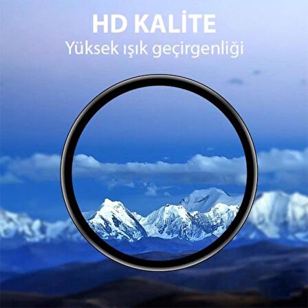 Polham Huawei Watch GT 4 46mm Ful Kaplama Ultra Dayanıklı Akıllı Saat Koruyucu, Parmak İzi Bırakmaz