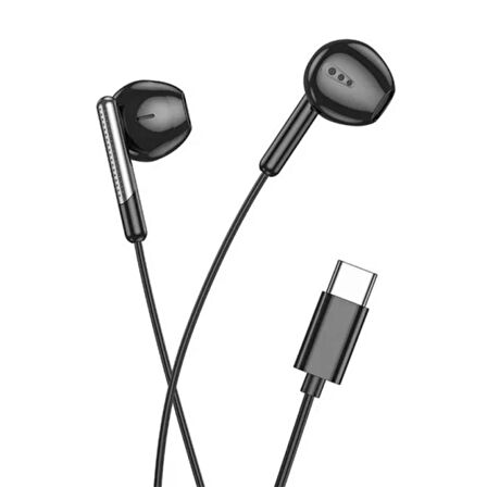 Polham HC Type C Kablolu Mikrofonlu Kulaklık, HİFİ Ses, HD Mikrofonlu Type C Kulaklık 