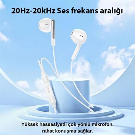 Polham HC Type C Kablolu Mikrofonlu Kulaklık, HİFİ Ses, HD Mikrofonlu Type C Kulaklık 