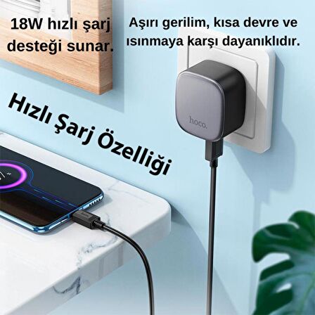 Baseus 18W 2 USB Girişli Şarj Adaptörü, Akım Korumalı, Isınmaz, Telefon, Tablet Şarj Adaptörü