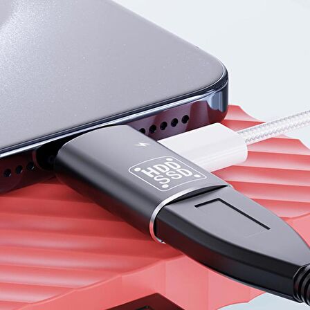 Polham 2in1 Type C To Type C ve USB Çevirici OTG Adaptör, Şarj ve Data Aktarım OTG Çeviricisi