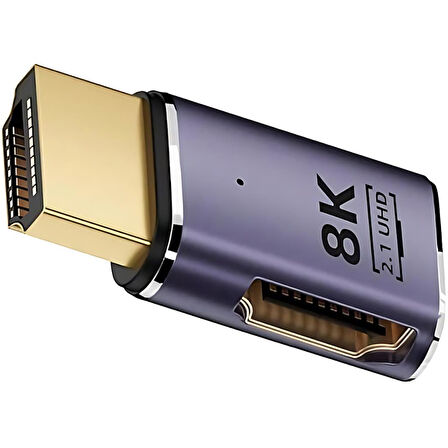 Polham HDMİ to 8K 60Hz HDMİ Çevirici Adaptör, 1K,2K,4K HDMİ Girişi 8K HDMİ Dönüştürücü Başlık