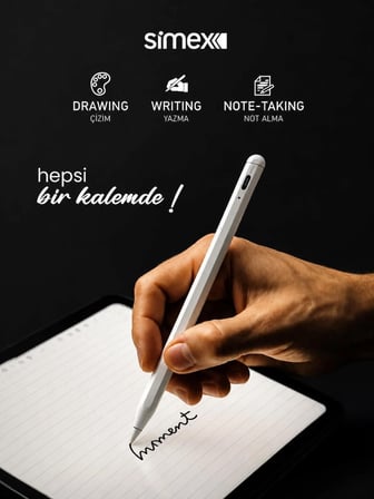 Dokunmatik Kalem Tüm Cihazlara Uyumlu Tablet Telefon iPad Için Çizim, Yazı Kalemi Standart