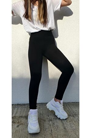 Kadın Toparlayıcıö Yüksek Bel Kalın Kemerli Çelik Örme Tayt