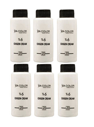 Sea Color Oksidan 20 Volume %6 60 ml x 6 adet