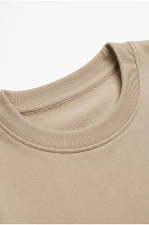 Unisex Yumuşak Dokulu Tribal Baskılı Tasarım Oversize 3 İplik Bisiklet Yaka Sweatshirt