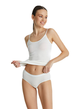 Kadın Slip Külot Essential 1306 - Beyaz